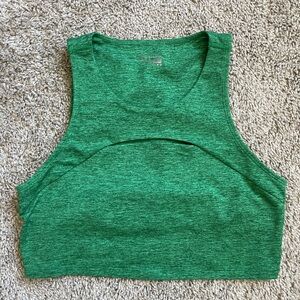 Aerie Offline Green Crop Top Women’s M